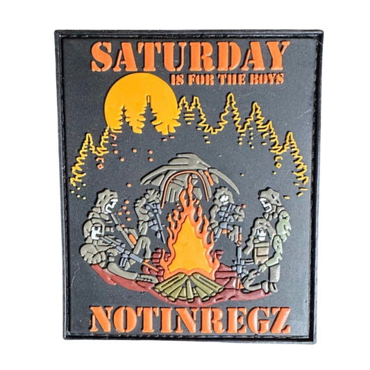 Saturday Is For The Boys Patch