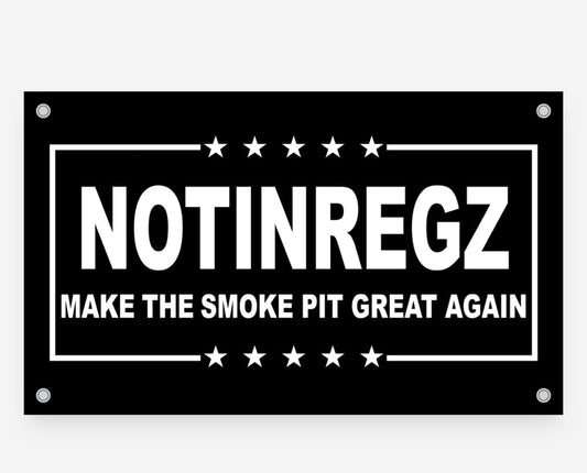 Smoke Pit Great Again Flag